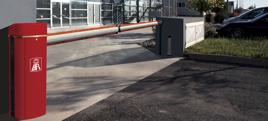 Otomatik kontrollü bariyer sistemi, araç giriş-çıkış kontrolü için kullanılan modern güvenlik bariyeri