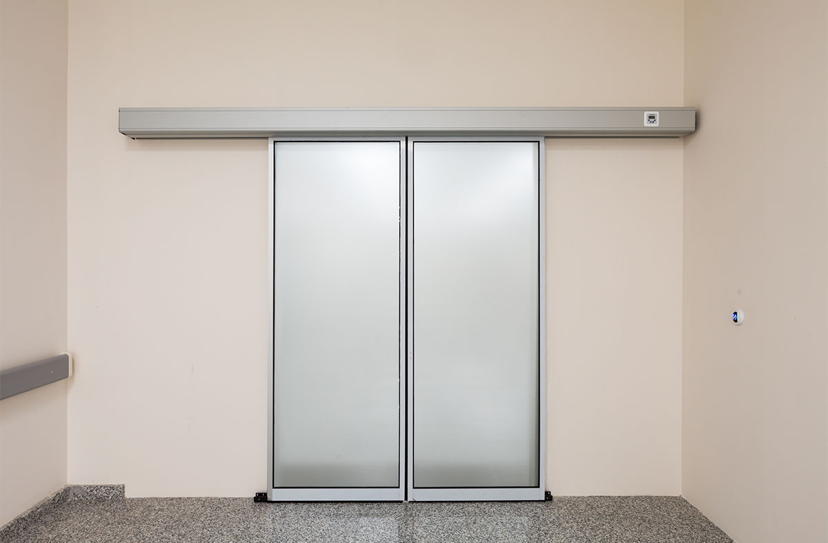 Otomatik açılır kapanır hastane avm ofis için fotoselli cam kapı